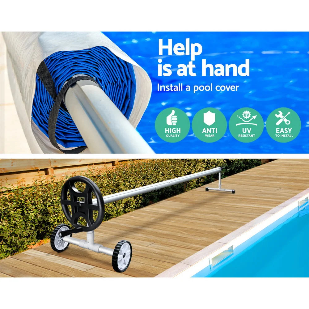Swimming Pool Cover Roller Reel Adjustable Solar Thermal