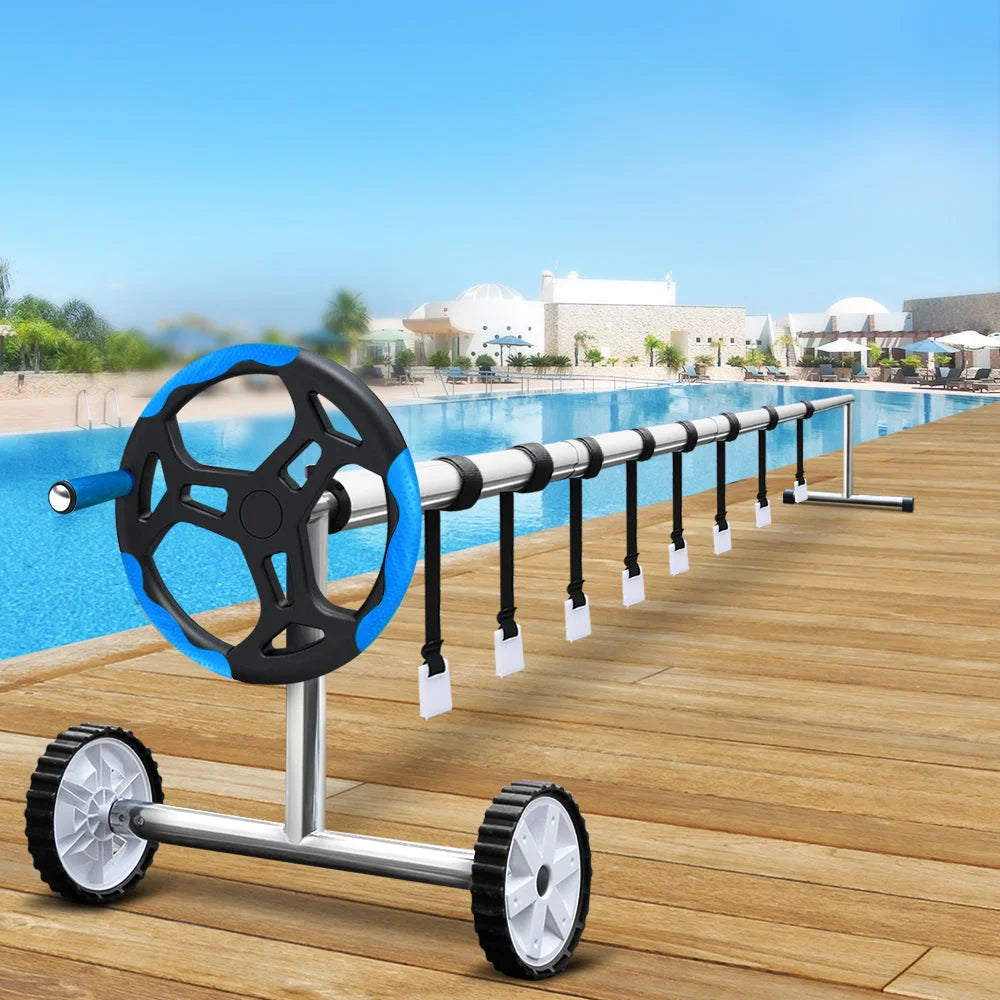 Swimming Pool Cover Roller Reel Adjustable Solar Thermal