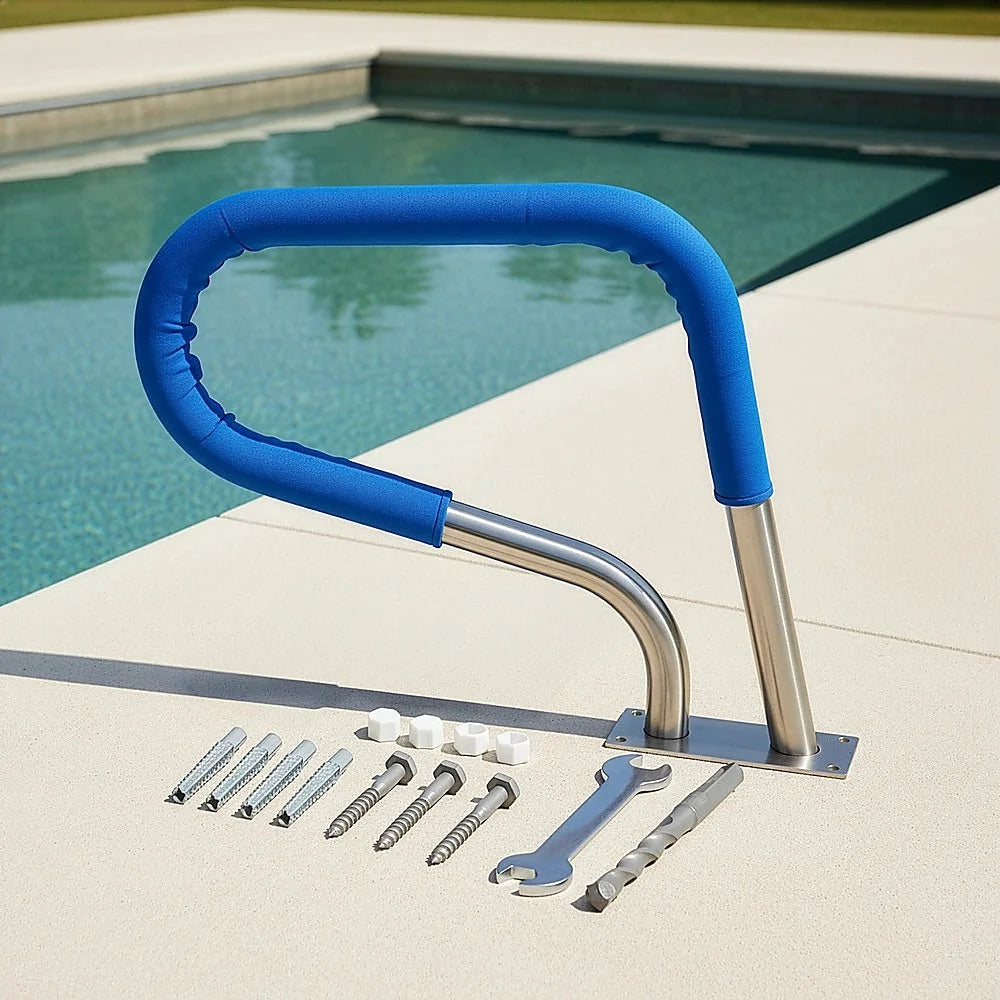 Swimming Pool Hand Rail Step Grab Rail 76.2x55.8cm