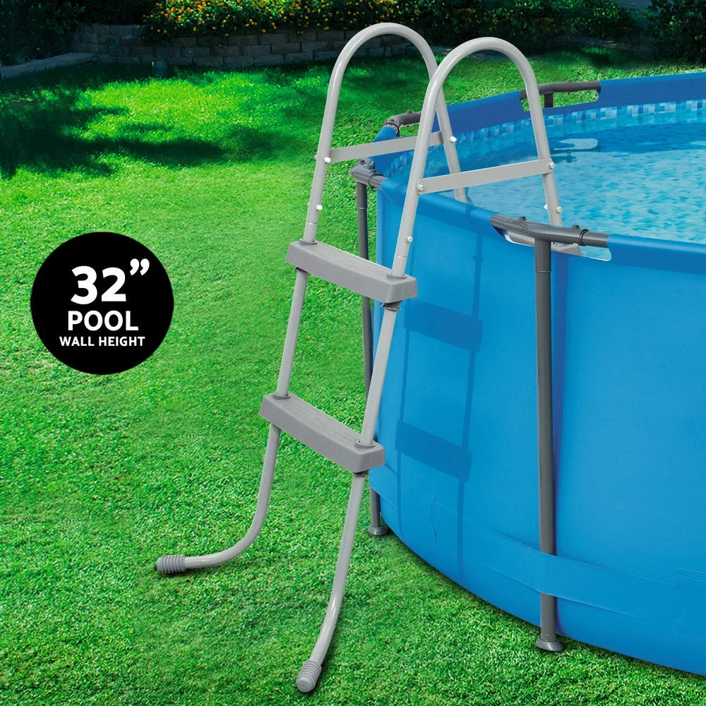 Swimming Pool Ladder Above Ground 84cm 32 Inch Deep