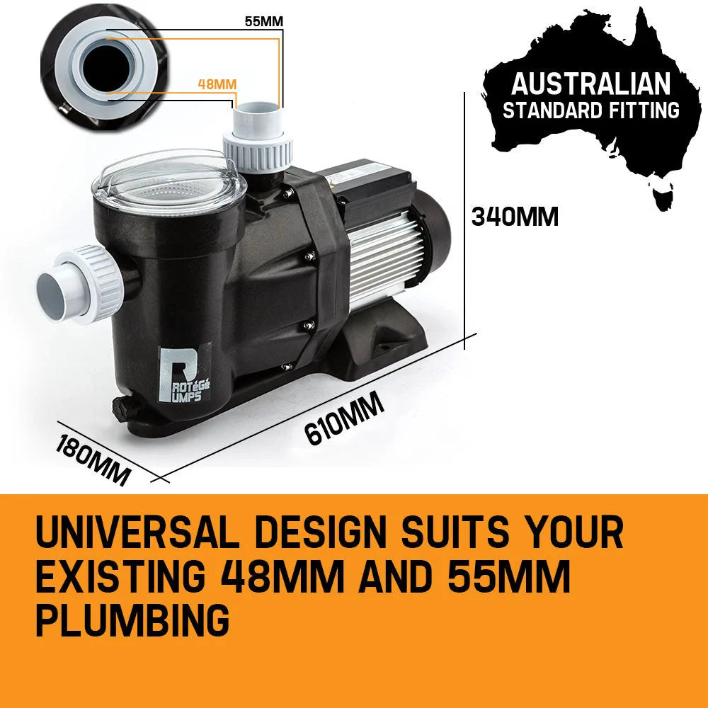 Swimming Pool Spa Water Pump 2000W Self Priming Filter