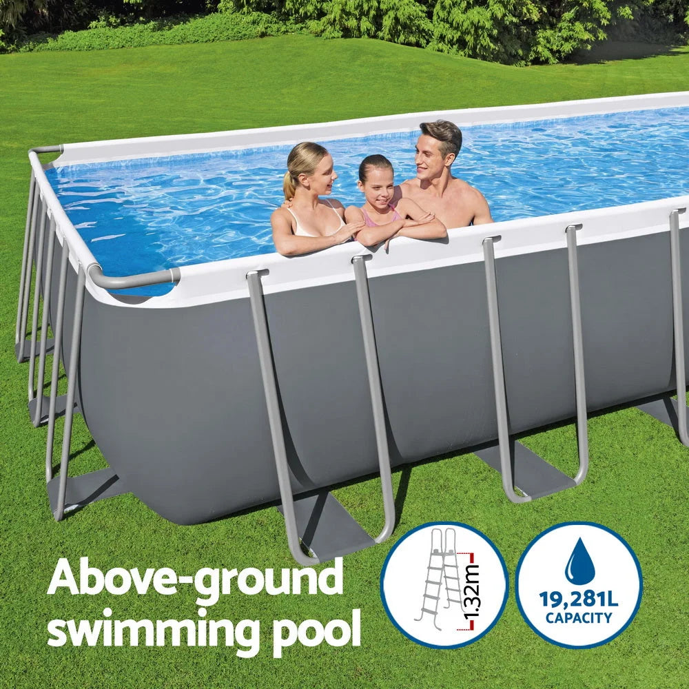 Swimming Pool Steel Frame 640x274x132cm Above Ground Pool