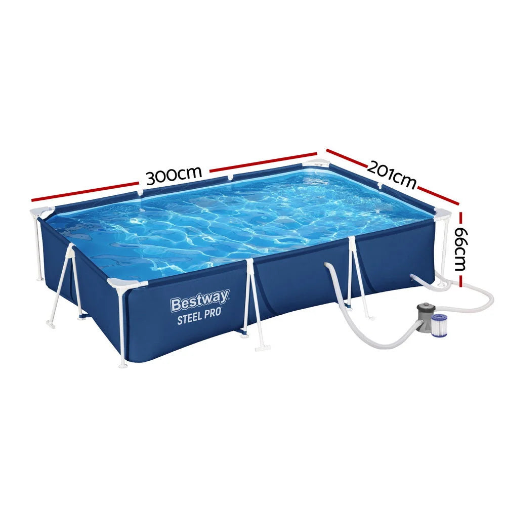 Swimming Pool Steel Frame Above Ground Rectangular
