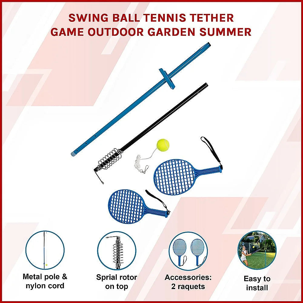 Swing Ball Tennis Tether Game for Outdoor Garden Summer Fun