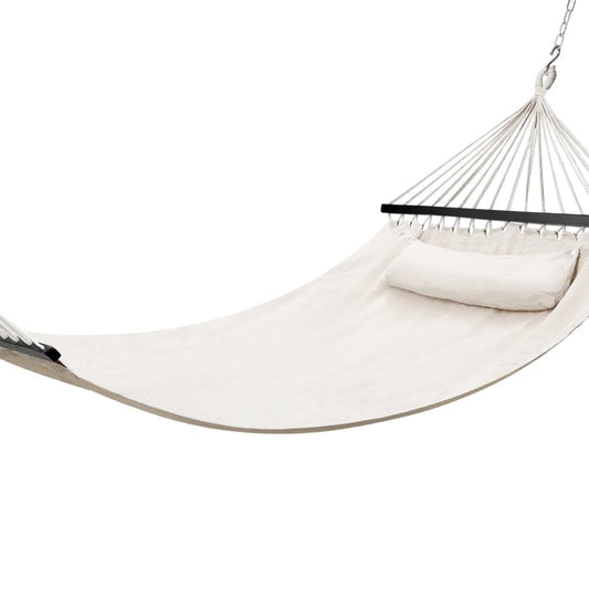 Swing Double Hammock Bed - Cream - Home & Garden > Hammocks