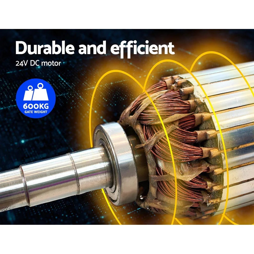 Swing Gate Opener 600KG Automatic Solar Power Remote Control