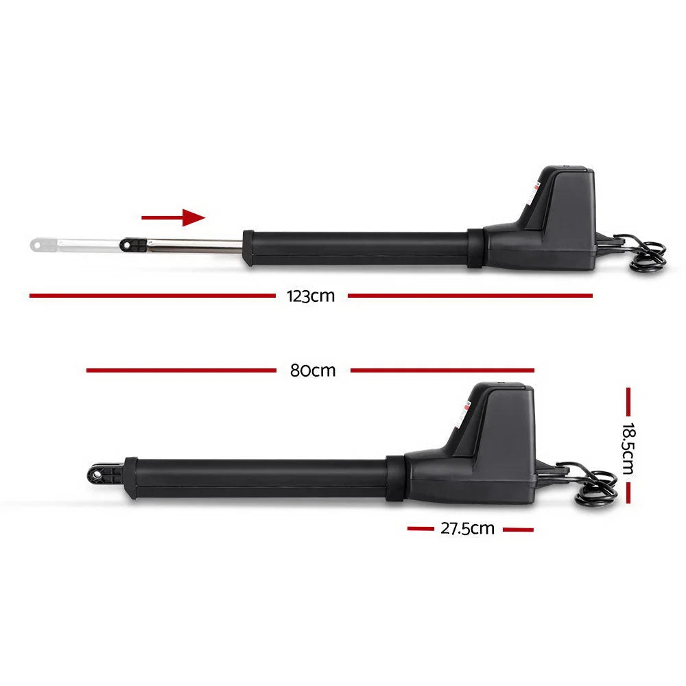 Swing Gate Opener Auto 40W Solar Power Remote Control