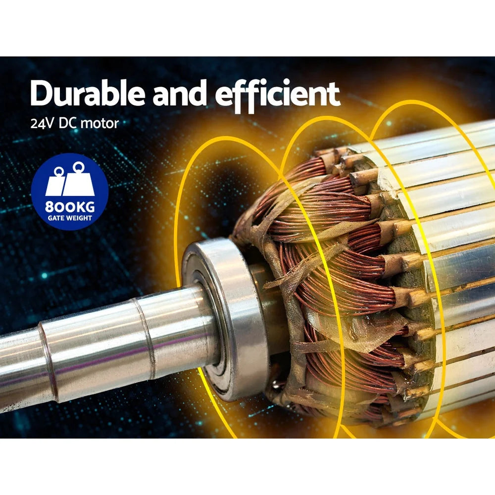 Swing Gate Opener Auto Solar Power Kit Remote Control 800KG