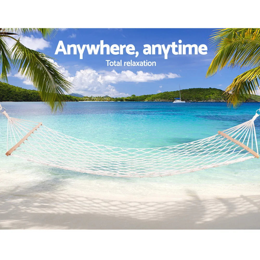 Swing Hammock Bed - Cream - Fun in the Sun