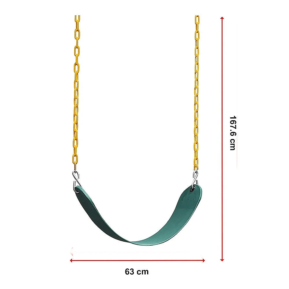 Swings Seats Set of 2 Heavy Duty 66’’ Chain Plastic Coated