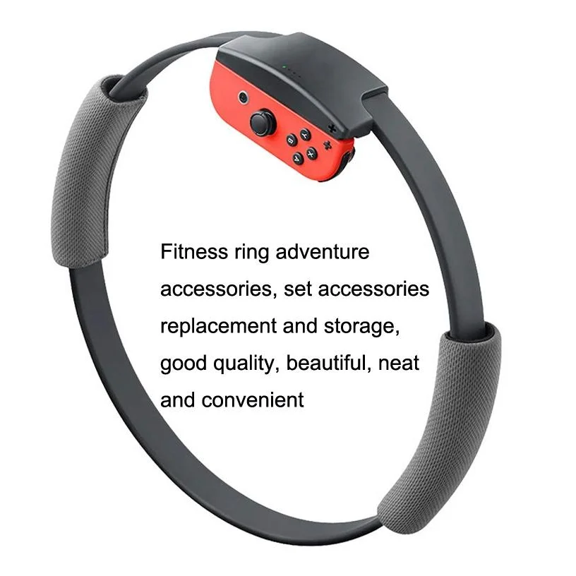 Switch Armrest And Storage Fitness Ring Set - Gray-1915197174120058883