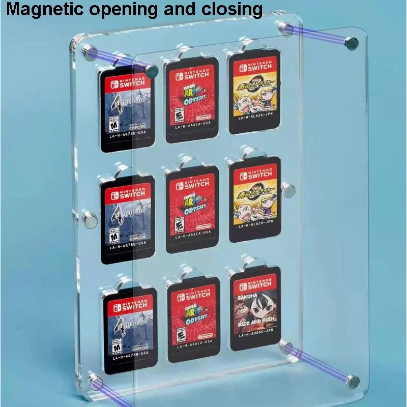 Switch Magnetic Crystal Card Storage Box - 14 Grid-1915198136008183810