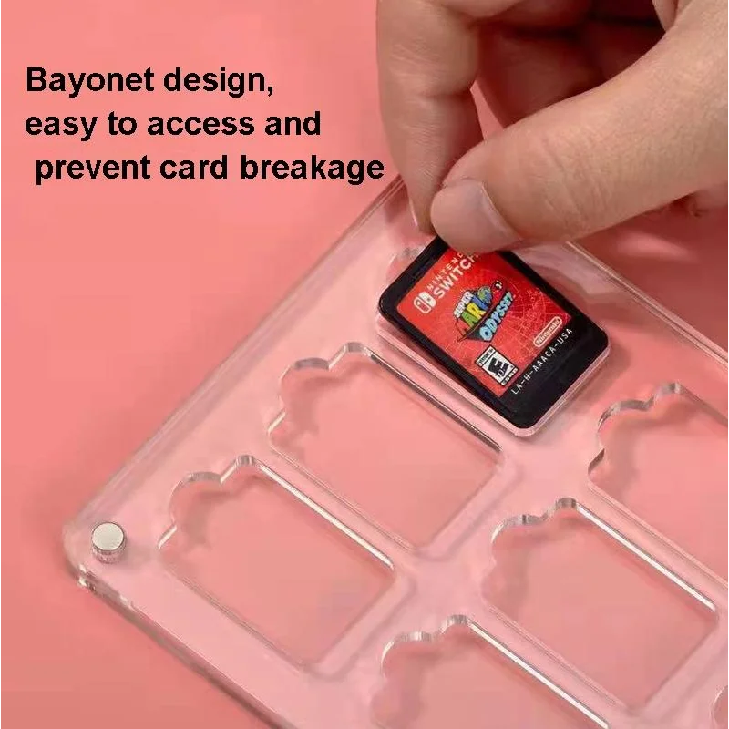 Switch Magnetic Crystal Card Storage Box - 14 Grid-1915198136008183812