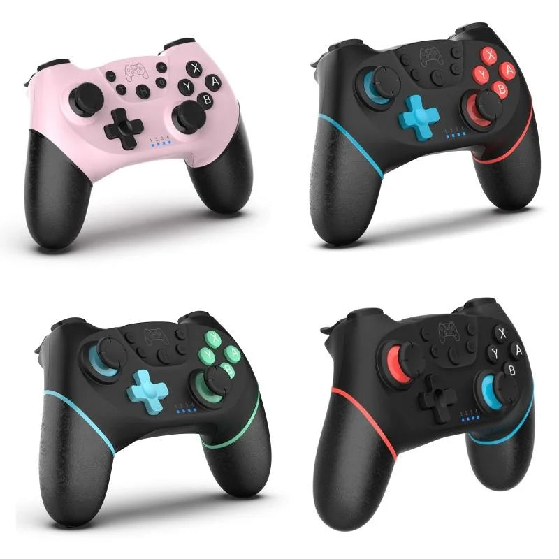 Switch Pro Gamepad With Macro Programming - Red-1915198126847823873