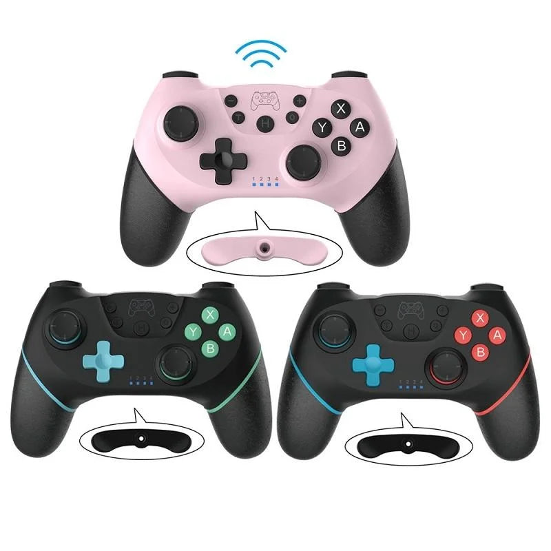 Switch Pro Gamepad With Macro Programming - Red-1915198126847823877