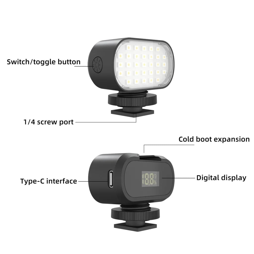 Switchable 6-colour Led Beauty Fill Light for Live