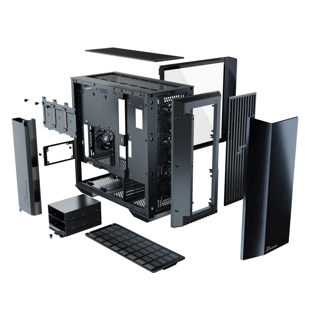 Syncro Q704 Aluminum Case with Syncro DGC-650 650W 80 Plus