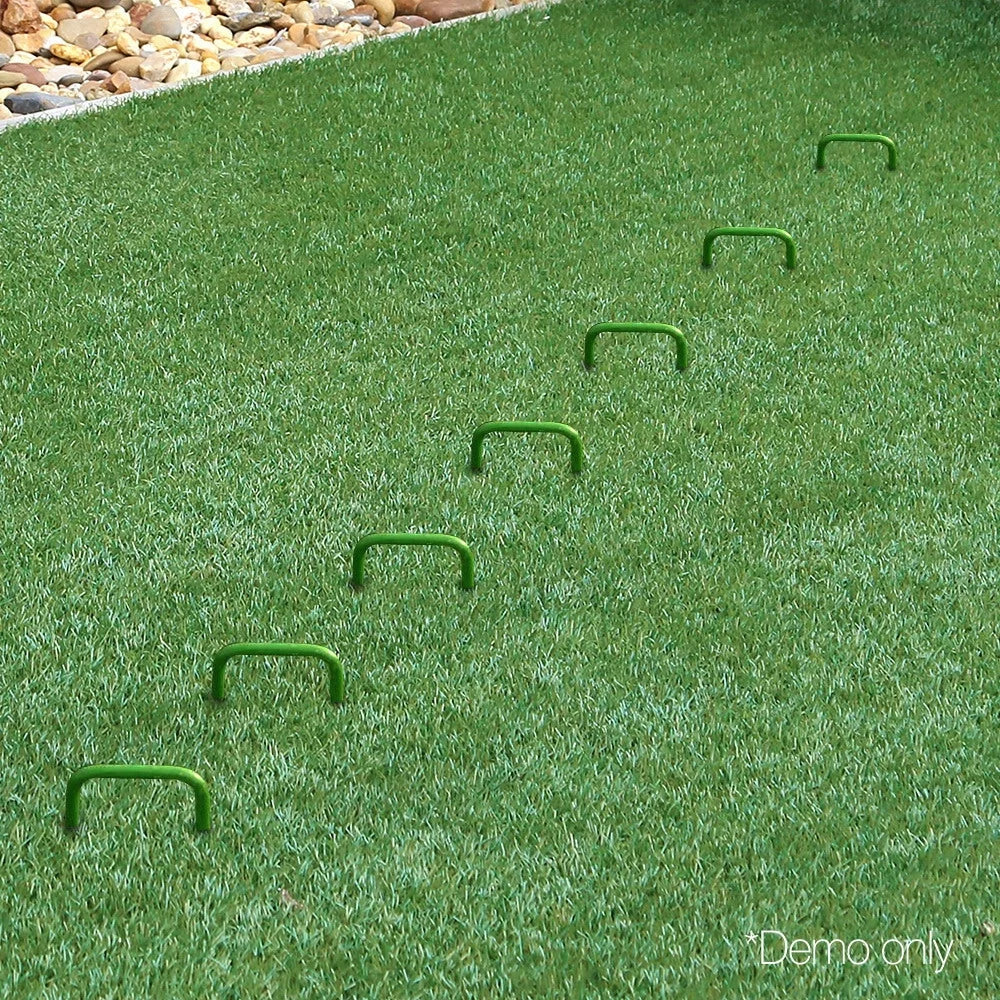 Artificial grass roll with trimmed turf sheet and plastic backing