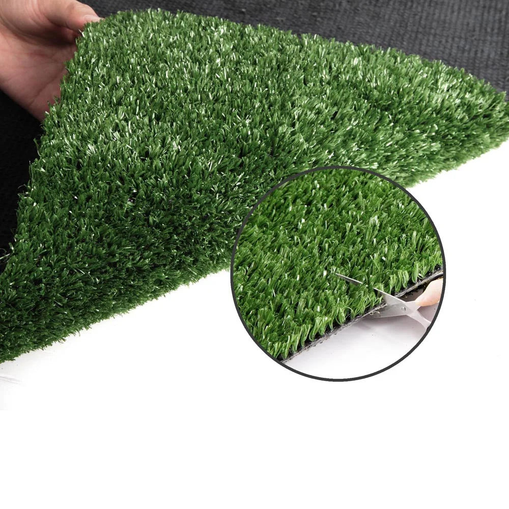 Synthetic Grass Fake Turf 17mm 0.95M x 10M 9.5sqm Olive