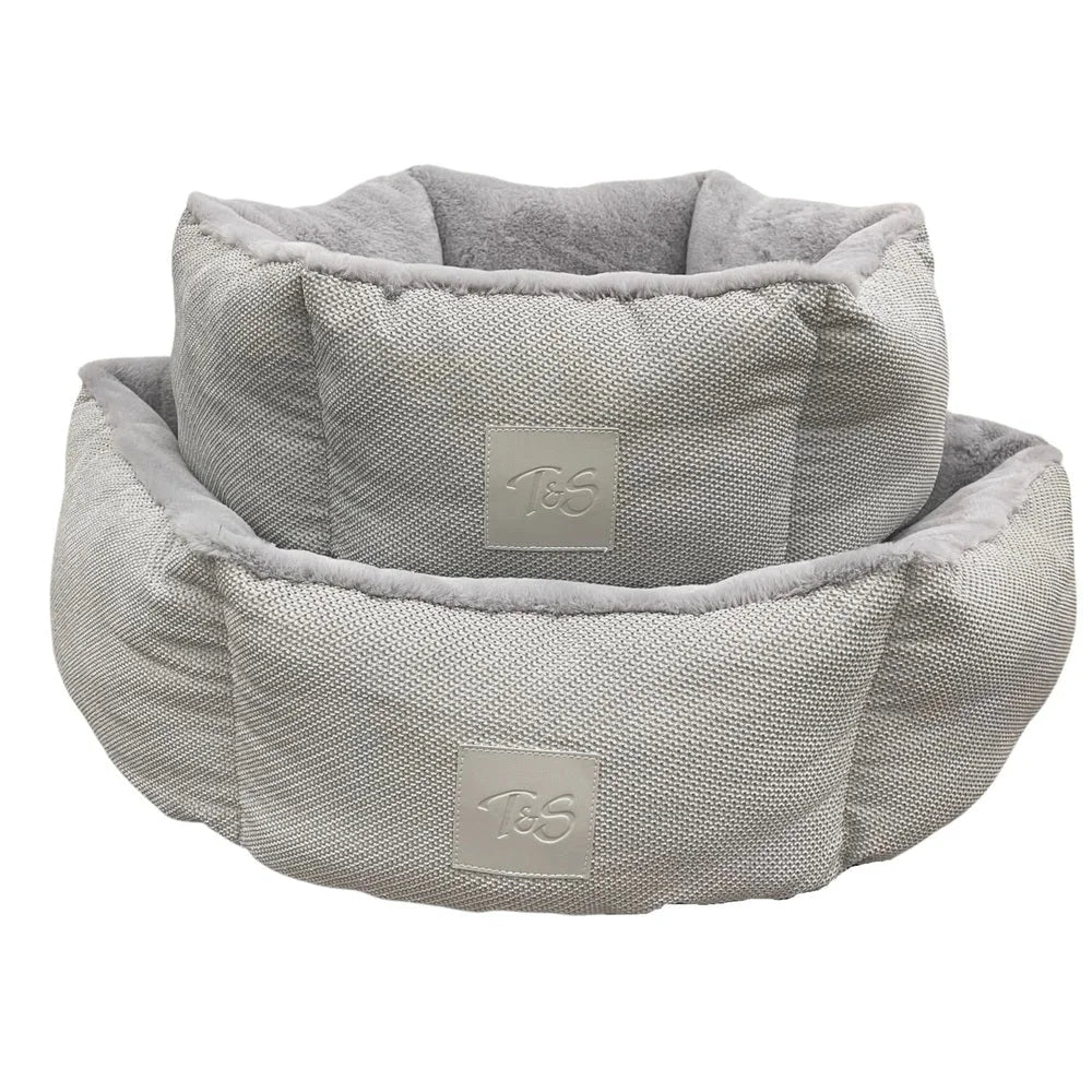 T&S Plush latte pet nest Medium Pet Products 62x62cm - Pet