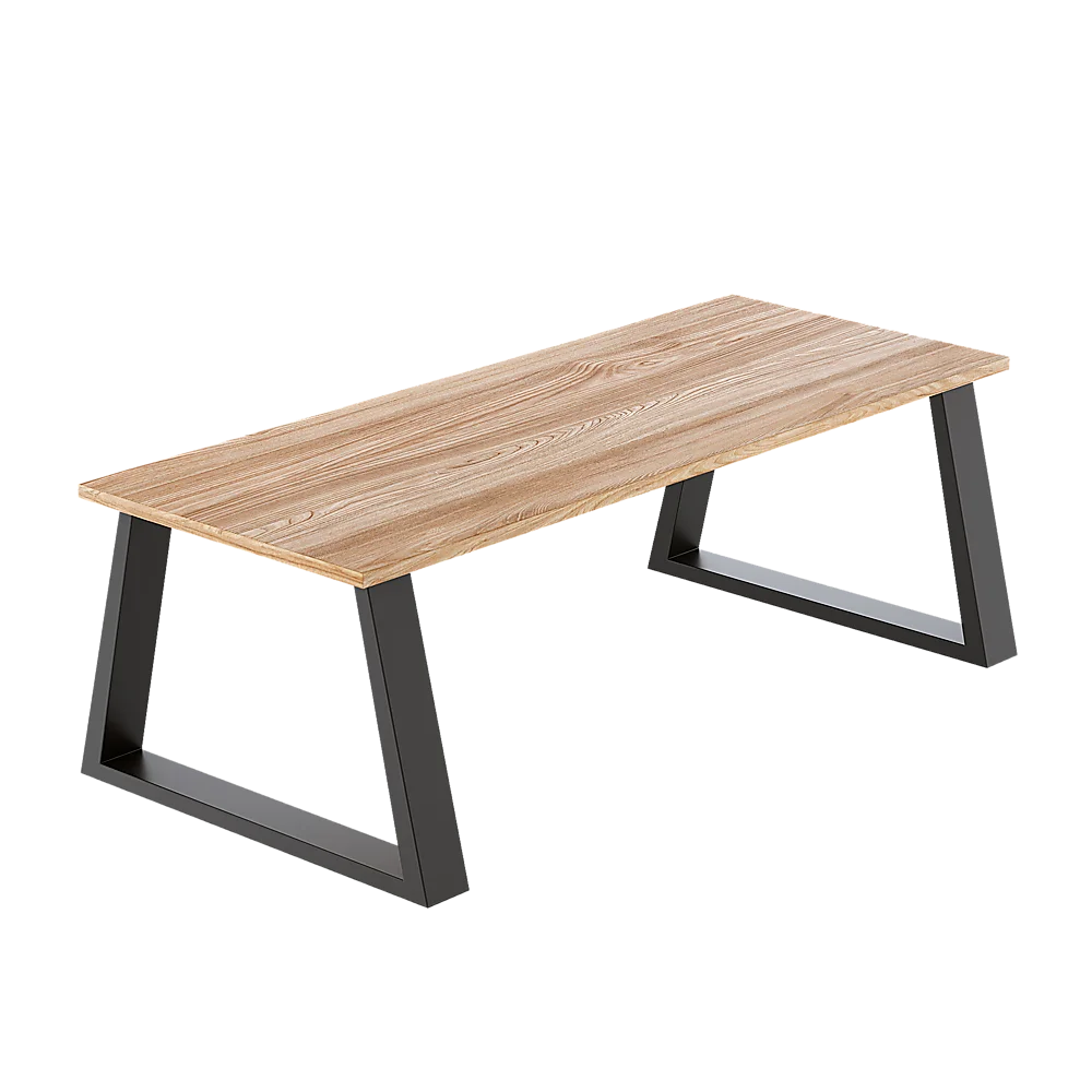 Table Bench Desk Legs Trapezium Shaped Retro Industrial
