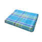 Table Cloth Cotton Plaid Checks Oblong 150 x 230cm - Blue