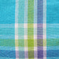 Table Cloth Cotton Plaid Checks Oblong 150 x 230cm - Blue