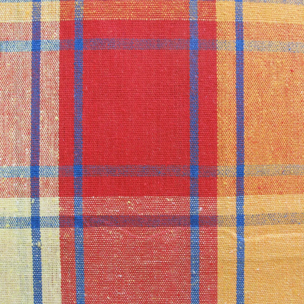 Table Cloth Cotton Plaid Checks Round 180cm Diameter