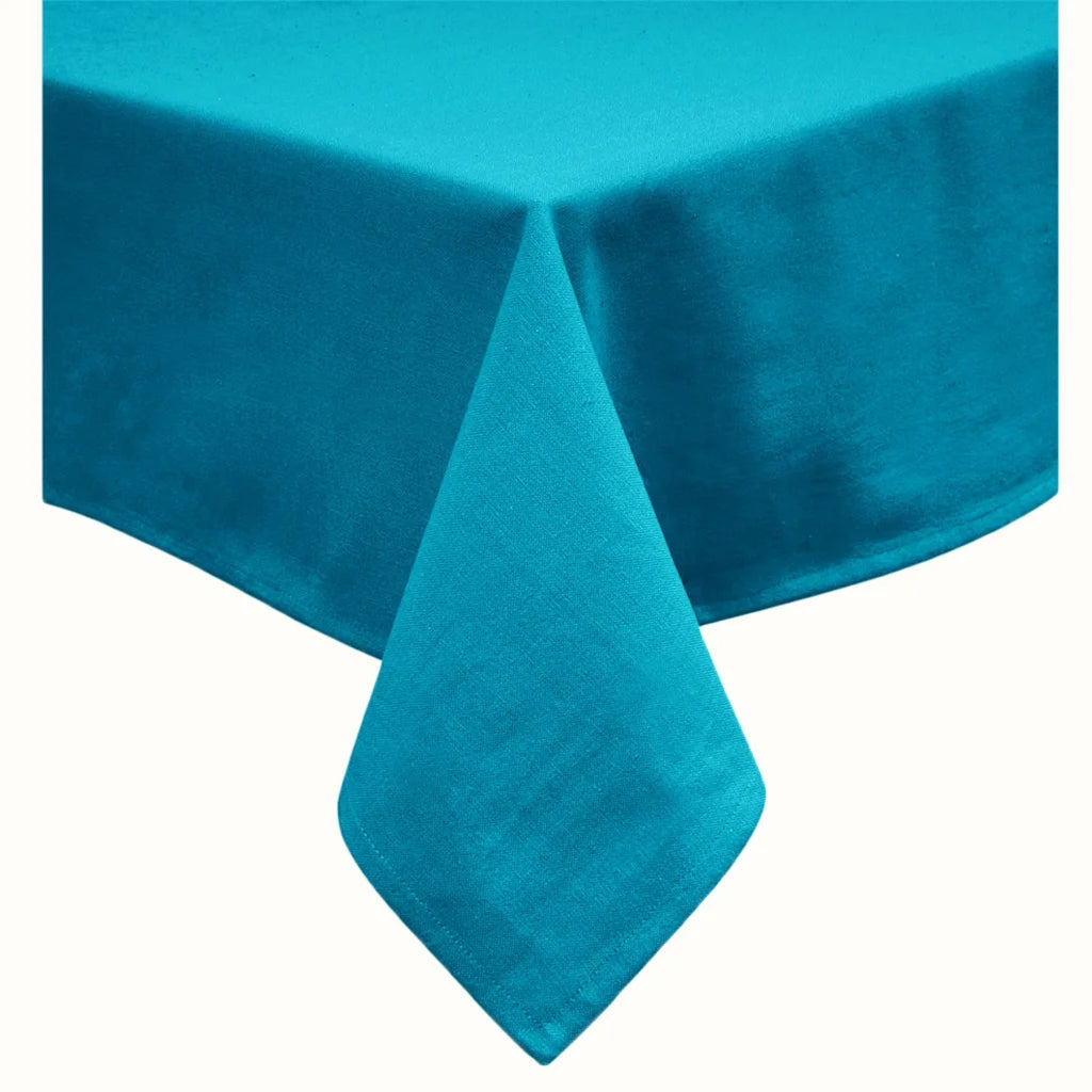 Table Cloth Hoydu Cotton Blend Blue Bird 170x420cm