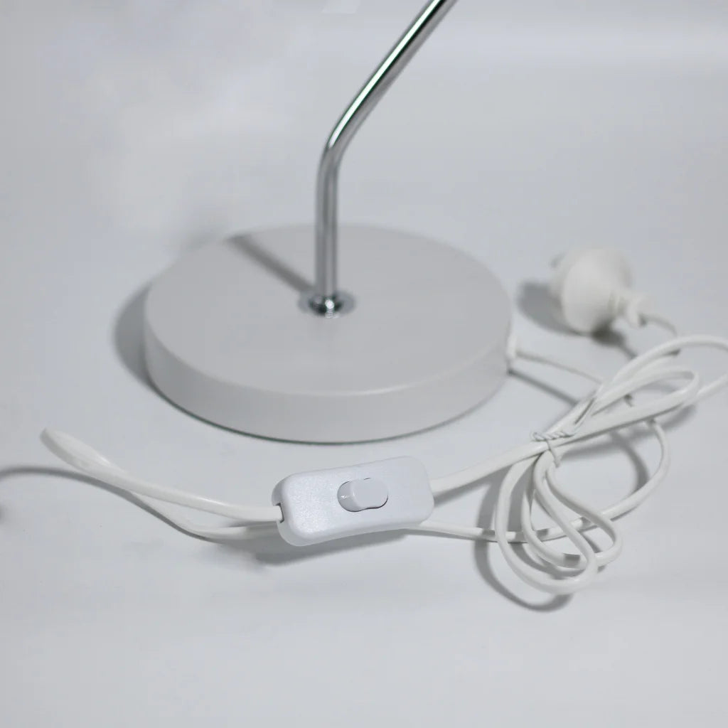 Table Lamp Abby White - Home & Garden