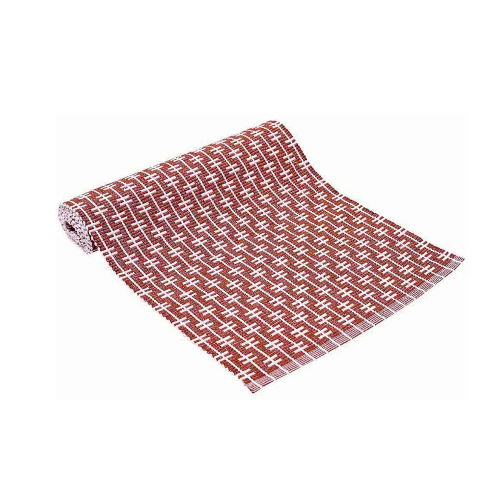 Table Runner Ladelle Eden Terracotta Ribbed 100% Cotton