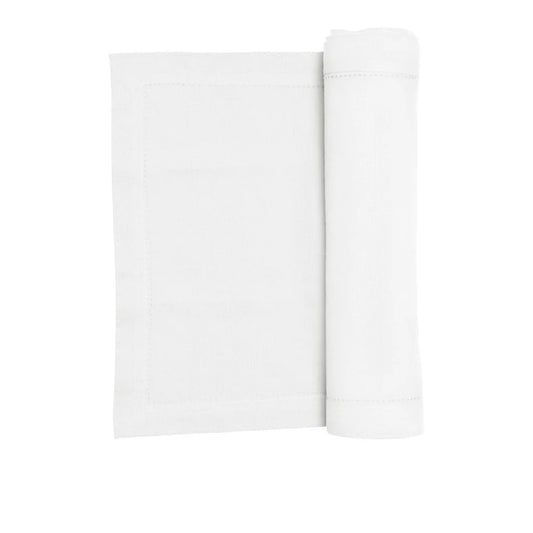 Table Runner Rans Elegant Hemstitch - White - Furniture