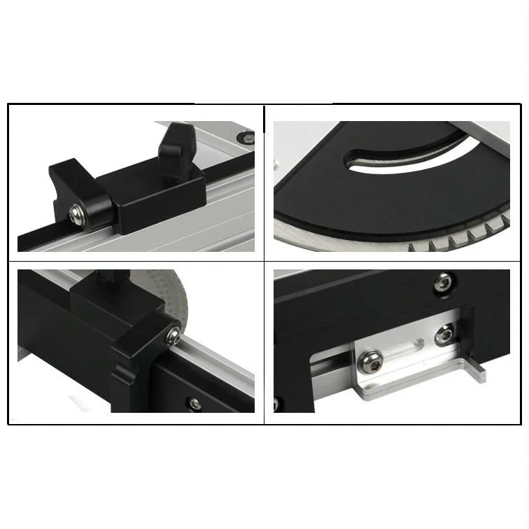 Pusher Ruler Table Saw Measuring Tool - Woodworking Pusher Slide Ruler – Home My Garden