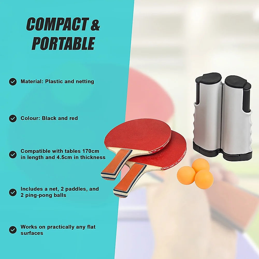 Table Tennis Game Portable Indoor Travel Ping Pong Ball Set