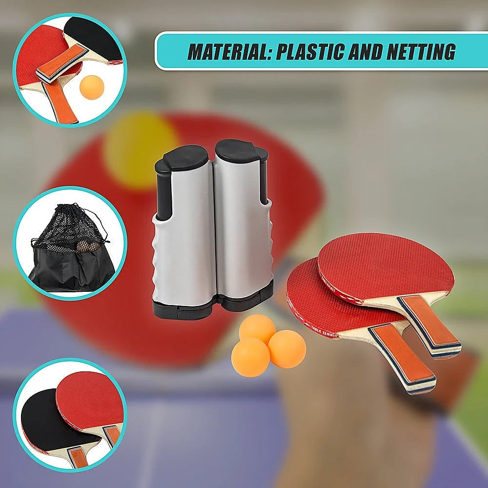 Table Tennis Game Portable Indoor Travel Ping Pong Ball Set