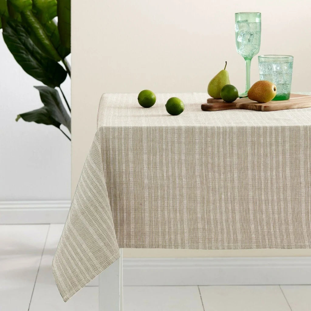 Tablecloth Ladelle Eco Cotton Rich 150x300 cm - Beige