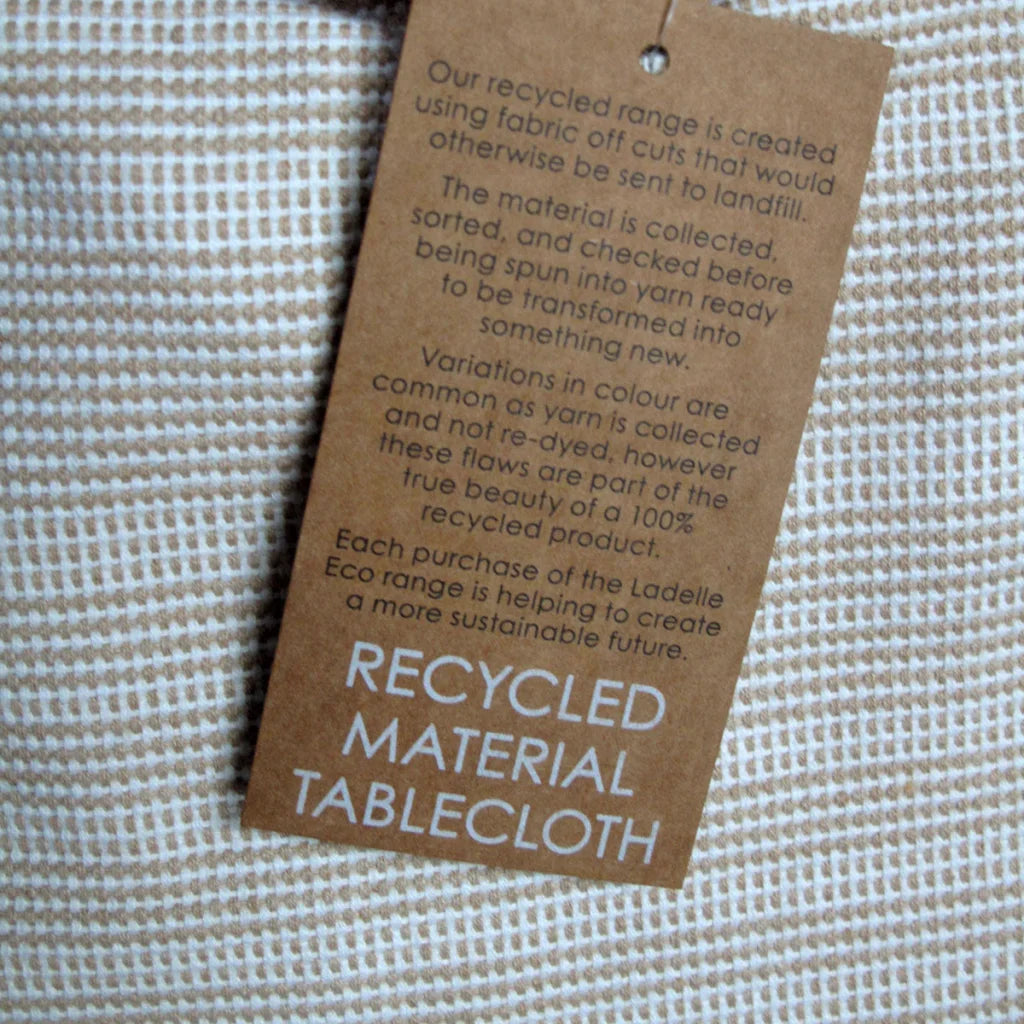 Tablecloth Ladelle Eco Cotton Rich 150x300 cm - Beige