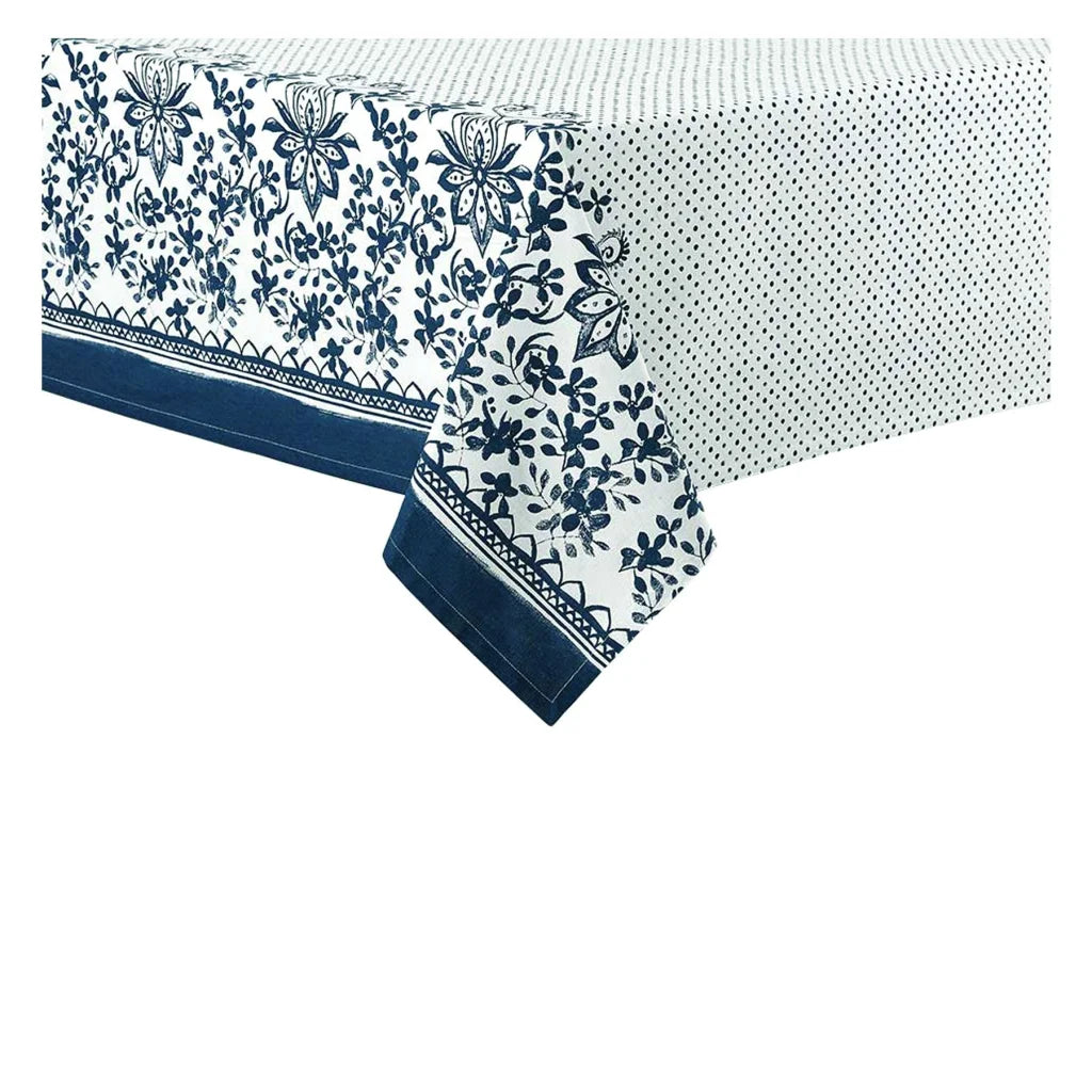 Tablecloth Ladelle Watercolour Floral Oblong 8 to 10 Seater