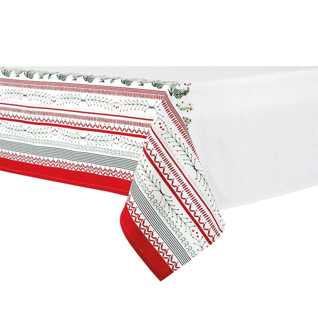 Tablecloth Ladelle Wonderful Christmas Festival Oblong 10
