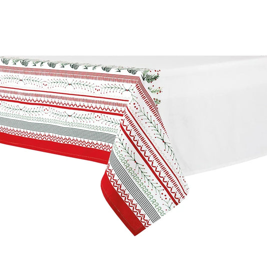 Tablecloth Ladelle Wonderful Christmas Festival Oblong 10