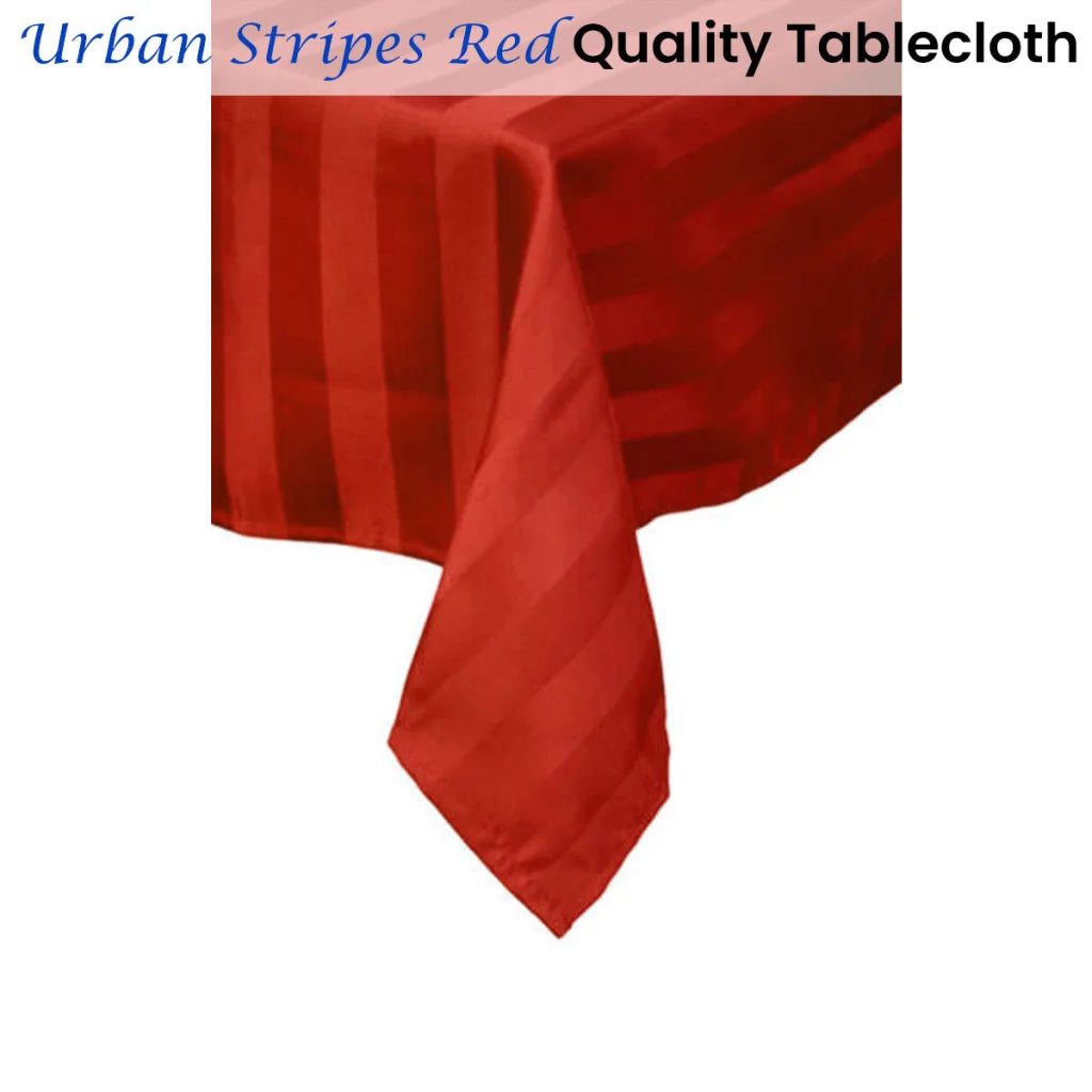 Tablecloth Quality Urban Red 150x320 cm - Home & Garden