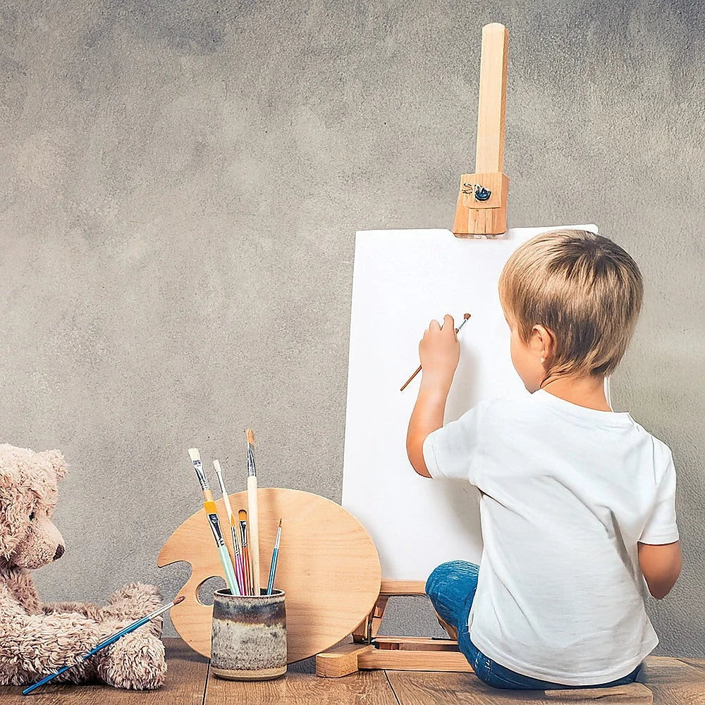 Tabletop Easel Wood Studio H-Frame Artist Art Display