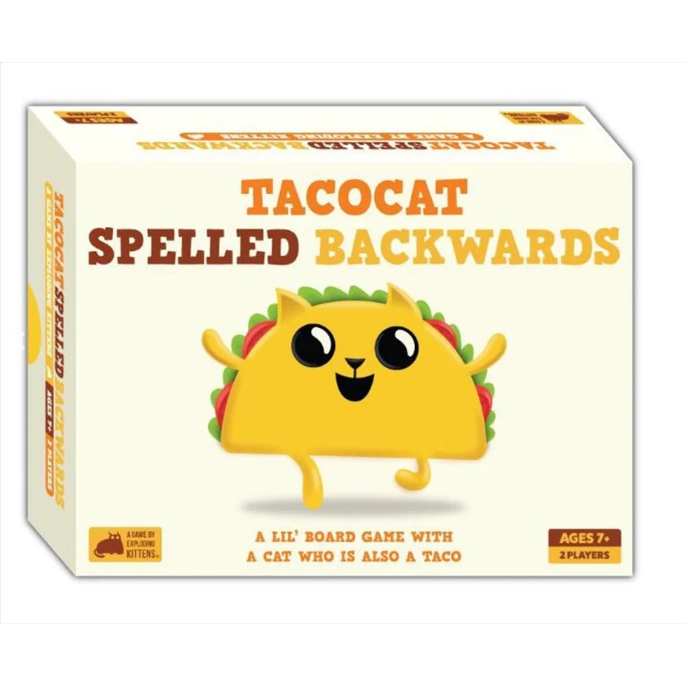 Tacocat Spelled Backwards Card Game