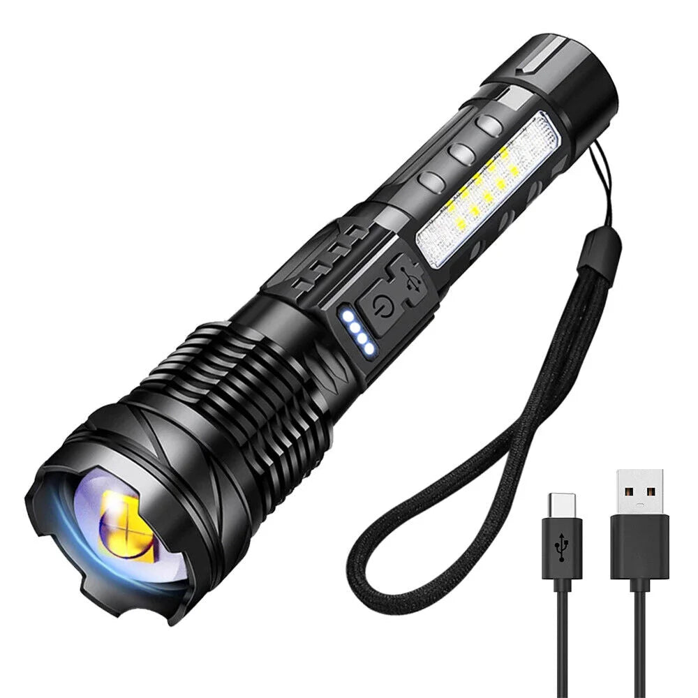 Tactical Torch Lamp Super Bright 30W 14LED Flashlight White