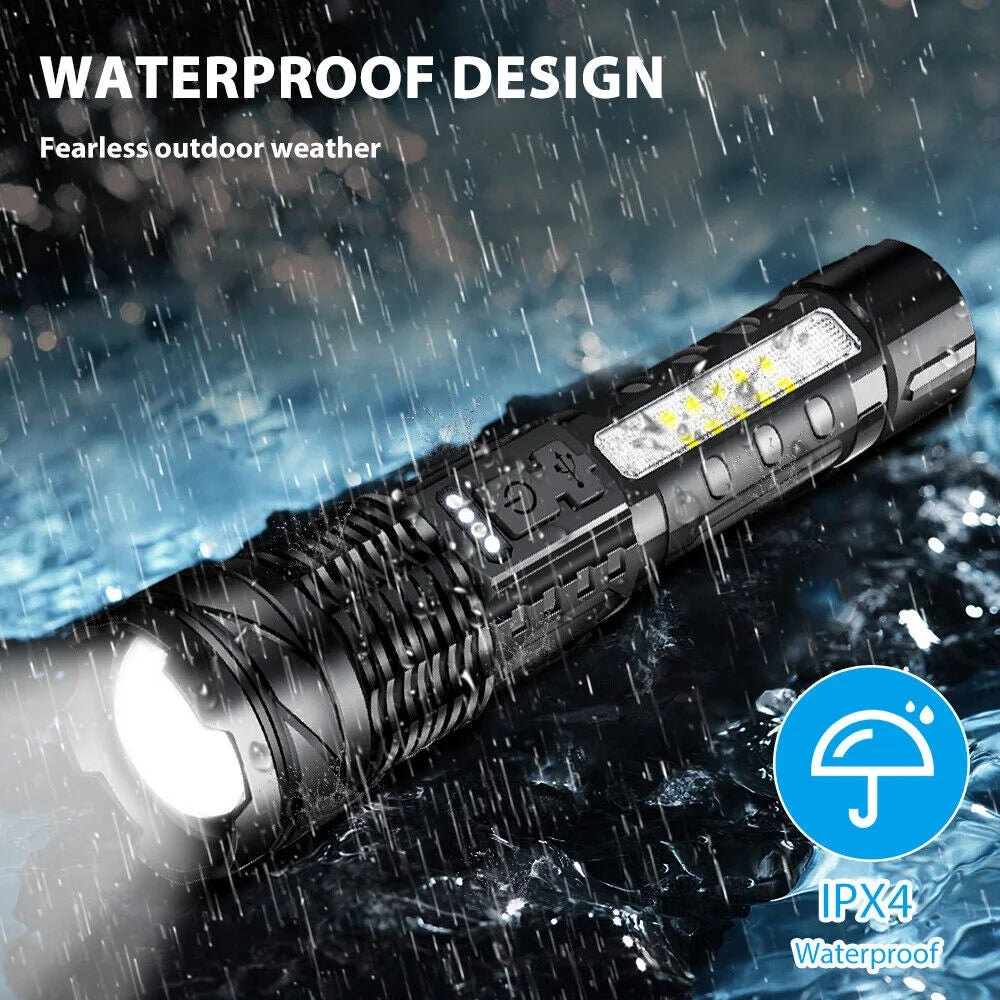 Tactical Torch Lamp Super Bright 30W 14LED Flashlight White