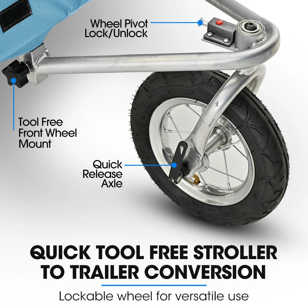 TAG-ALONG Pet & Cargo Jogger Bike Trailer Pull Behind