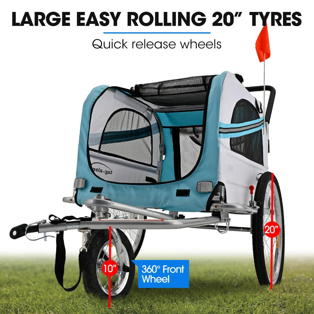 TAG-ALONG Pet & Cargo Jogger Bike Trailer Pull Behind