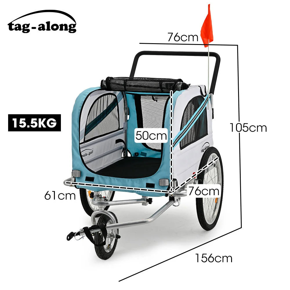 TAG-ALONG Pet & Cargo Jogger Bike Trailer Pull Behind