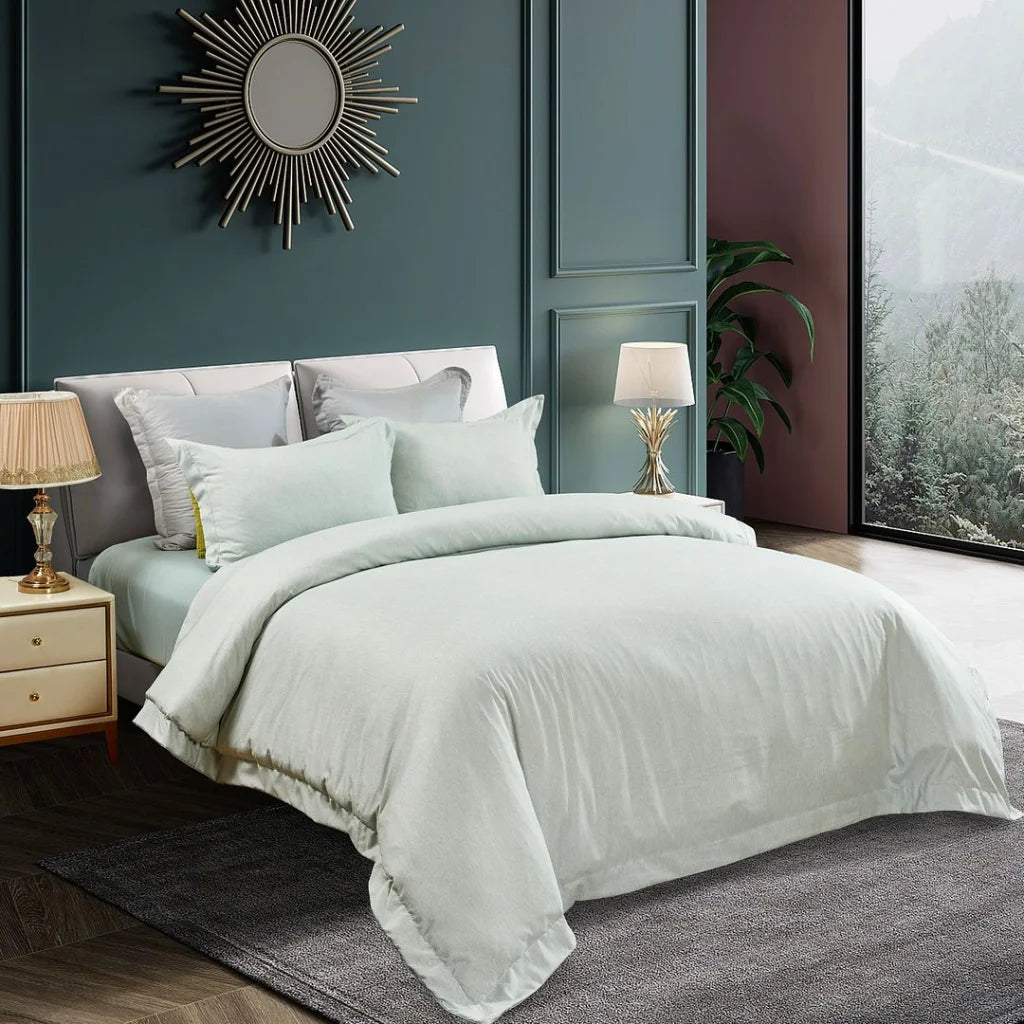 Tailored Super Soft Quilt Cover Set - King Size - Home &