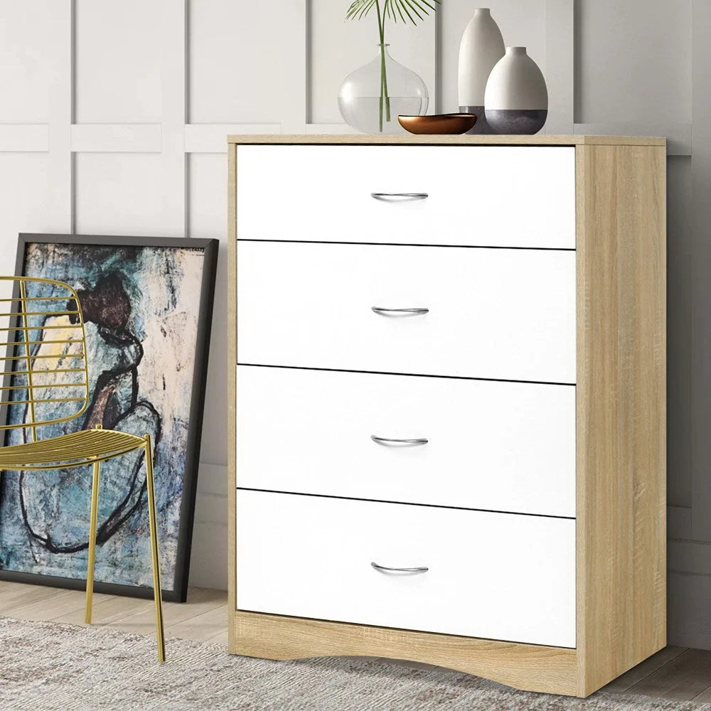 Tallboy Dresser Table with 4 Chest of Drawers